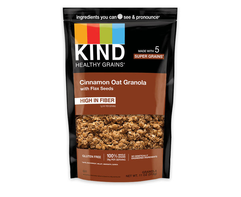 Cinnamon Oat Granola with Flax Seeds