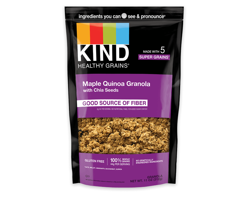 Maple Quinoa Granola with Chia Seeds